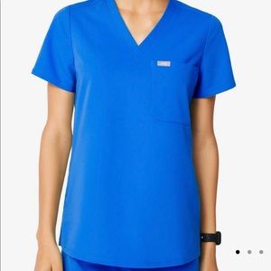 FIGS szXS Catarina One Pocket Scrub top Royal Blue